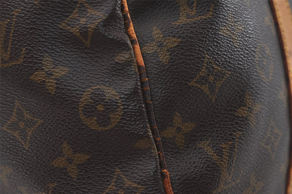 Authentic Louis Vuitton Monogram Keepall Bandouliere 50 M41416 Boston Bag 8911I