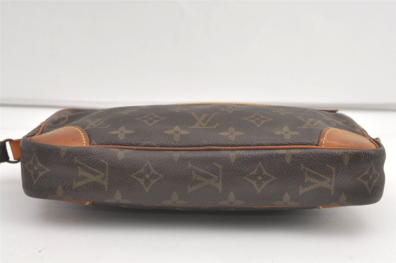 Authentic Louis Vuitton Monogram Marly Dragonne Clutch Hand Bag Old Model 8912J