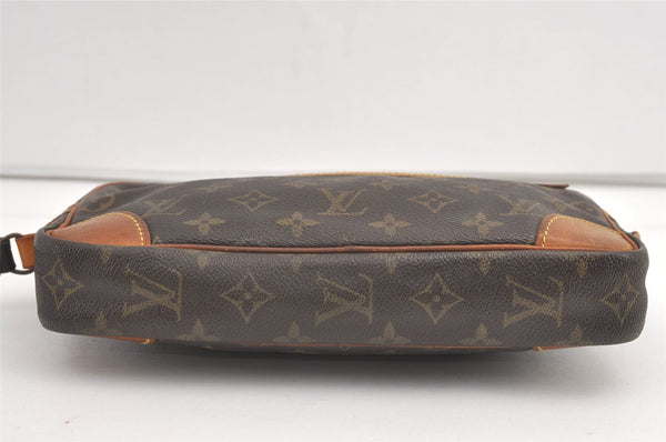 Authentic Louis Vuitton Monogram Marly Dragonne Clutch Hand Bag Old Model 8912J