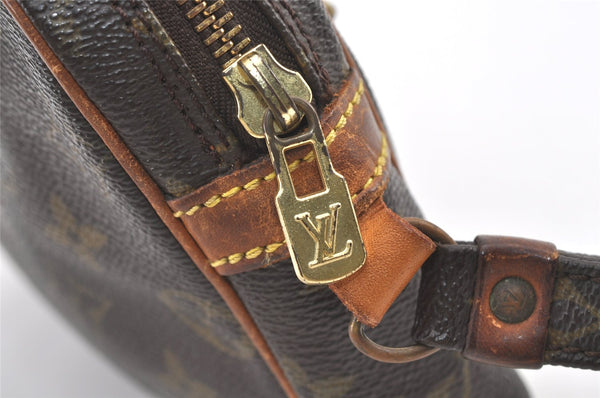 Authentic Louis Vuitton Monogram Marly Dragonne Clutch Hand Bag Old Model 8912J