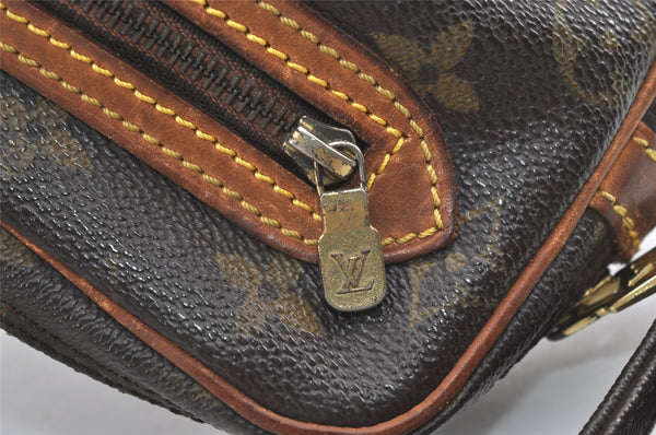 Authentic Louis Vuitton Monogram Marly Dragonne Clutch Hand Bag Old Model 8912J