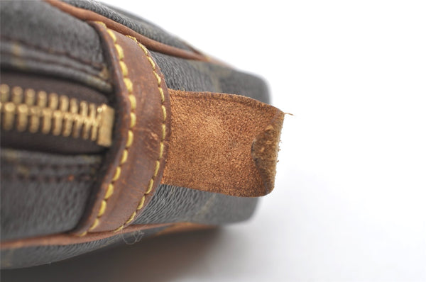 Authentic Louis Vuitton Monogram Marly Dragonne Clutch Hand Bag Old Model 8912J