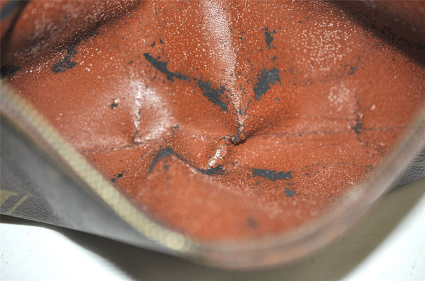 Authentic Louis Vuitton Monogram Marly Dragonne Clutch Hand Bag Old Model 8912J