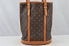 Authentic Louis Vuitton Monogram Bucket GM Shoulder Tote Bag M42236 Junk 8914I