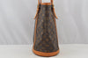 Authentic Louis Vuitton Monogram Bucket GM Shoulder Tote Bag M42236 Junk 8914I