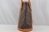 Authentic Louis Vuitton Monogram Bucket GM Shoulder Tote Bag M42236 Junk 8914I