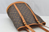 Authentic Louis Vuitton Monogram Bucket GM Shoulder Tote Bag M42236 Junk 8914I