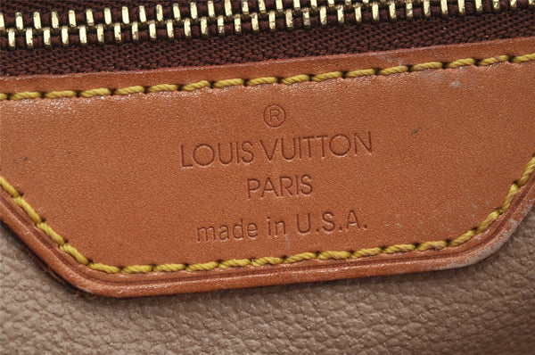 Authentic Louis Vuitton Monogram Bucket GM Shoulder Tote Bag M42236 Junk 8914I