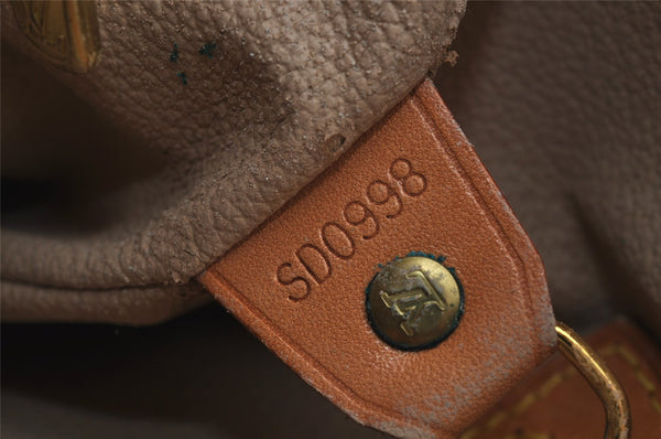 Authentic Louis Vuitton Monogram Bucket GM Shoulder Tote Bag M42236 Junk 8914I