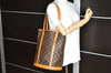 Authentic Louis Vuitton Monogram Bucket GM Shoulder Tote Bag M42236 Junk 8914I