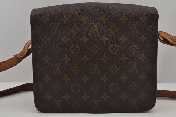 Authentic Louis Vuitton Monogram Cartouchiere GM M51252 Shoulder Cross Bag 8914J
