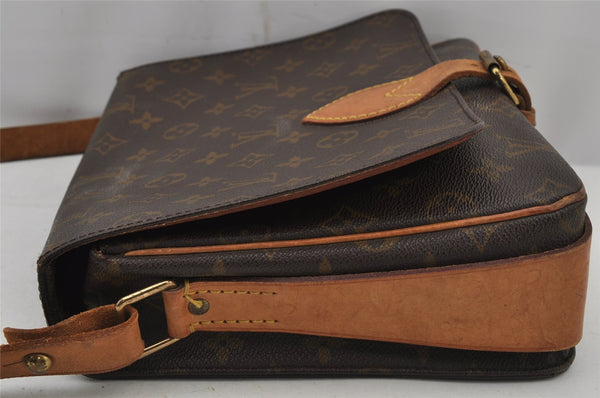 Authentic Louis Vuitton Monogram Cartouchiere GM M51252 Shoulder Cross Bag 8914J