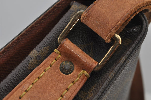 Authentic Louis Vuitton Monogram Cartouchiere GM M51252 Shoulder Cross Bag 8914J