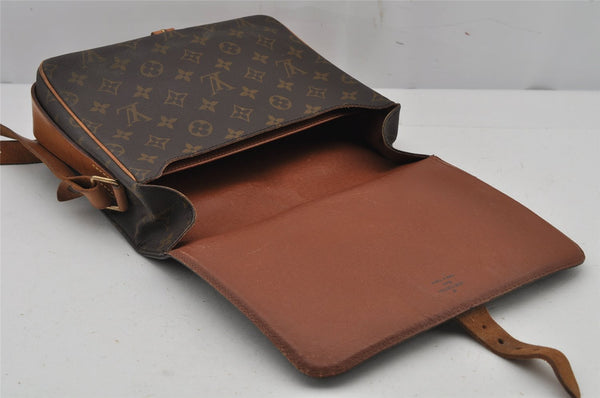 Authentic Louis Vuitton Monogram Cartouchiere GM M51252 Shoulder Cross Bag 8914J