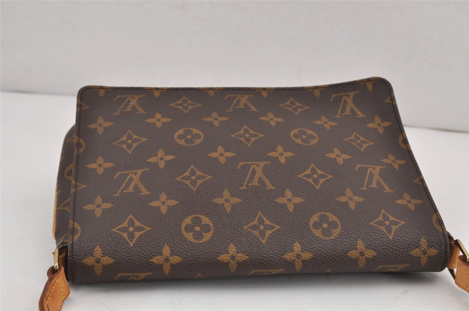 Authentic Louis Vuitton Monogram Musette Tango Shoulder Bag M51257 LV 8915J