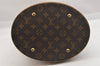 Authentic Louis Vuitton Monogram Bucket GM Shoulder Tote Bag M42236 Junk 8916I