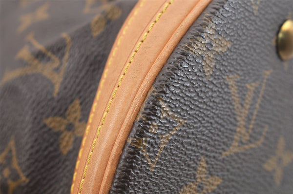 Authentic Louis Vuitton Monogram Bucket GM Shoulder Tote Bag M42236 Junk 8916I