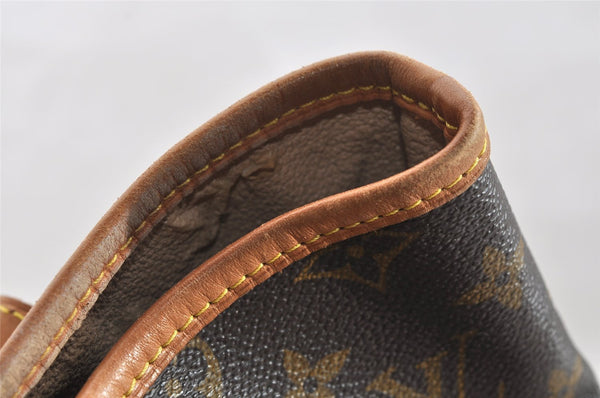 Authentic Louis Vuitton Monogram Bucket GM Shoulder Tote Bag M42236 Junk 8916I