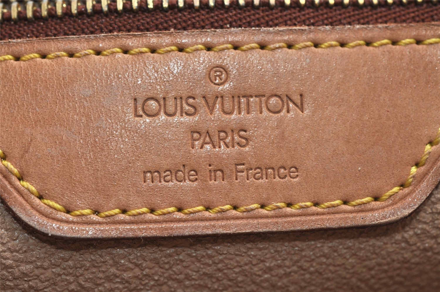 Authentic Louis Vuitton Monogram Bucket GM Shoulder Tote Bag M42236 Junk 8916I