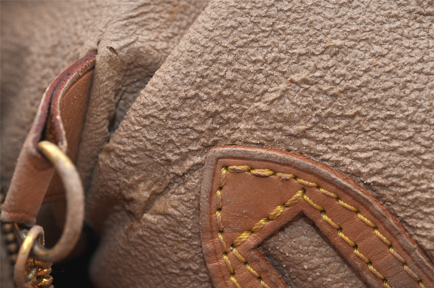 Authentic Louis Vuitton Monogram Bucket GM Shoulder Tote Bag M42236 Junk 8916I