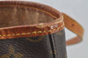 Authentic Louis Vuitton Monogram Bucket PM Shoulder Tote Bag M42238 Junk 8918I