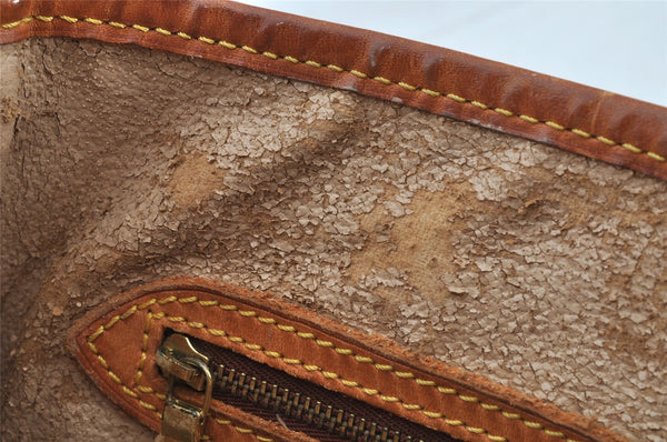 Authentic Louis Vuitton Monogram Bucket PM Shoulder Tote Bag M42238 Junk 8918I