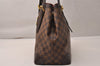 Authentic Louis Vuitton Damier Hampstead MM Shoulder Tote Bag N51204 LV 8919J