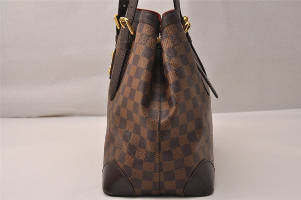 Authentic Louis Vuitton Damier Hampstead MM Shoulder Tote Bag N51204 LV 8919J