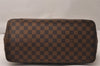 Authentic Louis Vuitton Damier Hampstead MM Shoulder Tote Bag N51204 LV 8919J