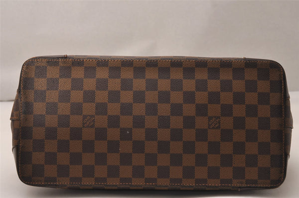 Authentic Louis Vuitton Damier Hampstead MM Shoulder Tote Bag N51204 LV 8919J