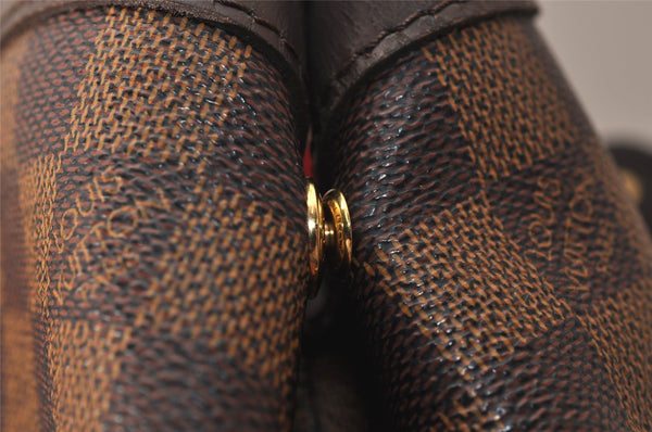 Authentic Louis Vuitton Damier Hampstead MM Shoulder Tote Bag N51204 LV 8919J