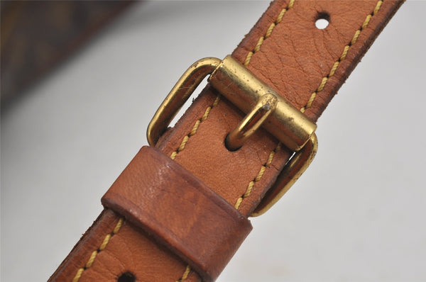 Authentic Louis Vuitton Monogram Boulogne 35 Shoulder Cross Bag M51260 LV 8920I