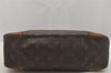 Authentic Louis Vuitton Monogram Boulogne 35 Shoulder Cross Bag M51260 LV 8920I