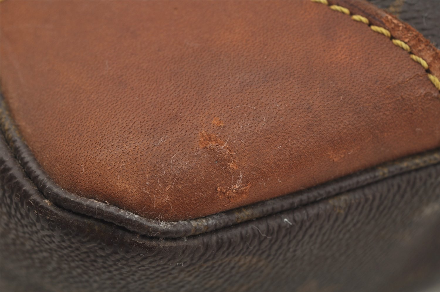 Authentic Louis Vuitton Monogram Boulogne 35 Shoulder Cross Bag M51260 LV 8920I