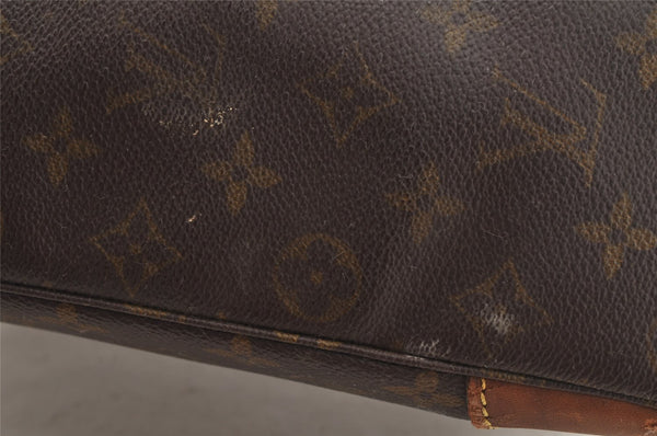 Authentic Louis Vuitton Monogram Boulogne 35 Shoulder Cross Bag M51260 LV 8920I