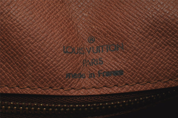 Authentic Louis Vuitton Monogram Boulogne 35 Shoulder Cross Bag M51260 LV 8920I