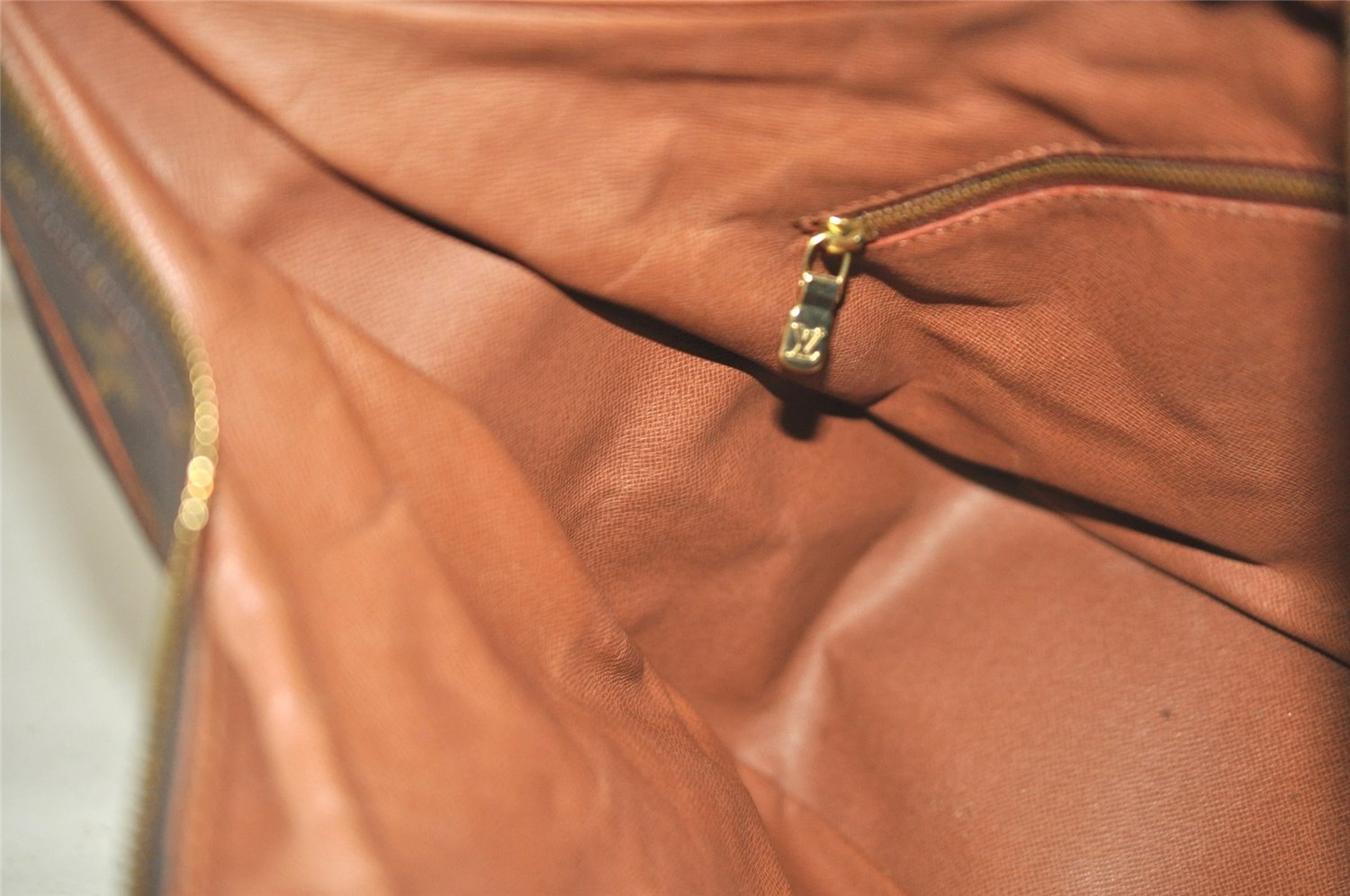 Authentic Louis Vuitton Monogram Boulogne 35 Shoulder Cross Bag M51260 LV 8920I