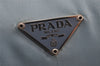 Authentic PRADA Vintage Nylon Tessuto Enamel Pouch Purse Light Blue 8920J