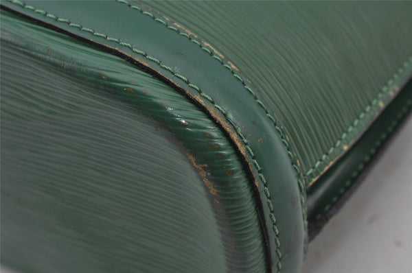 Authentic Louis Vuitton Epi Lussac Shoulder Tote Bag Green M52284 LV 8921J