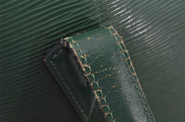 Authentic Louis Vuitton Epi Lussac Shoulder Tote Bag Green M52284 LV 8921J