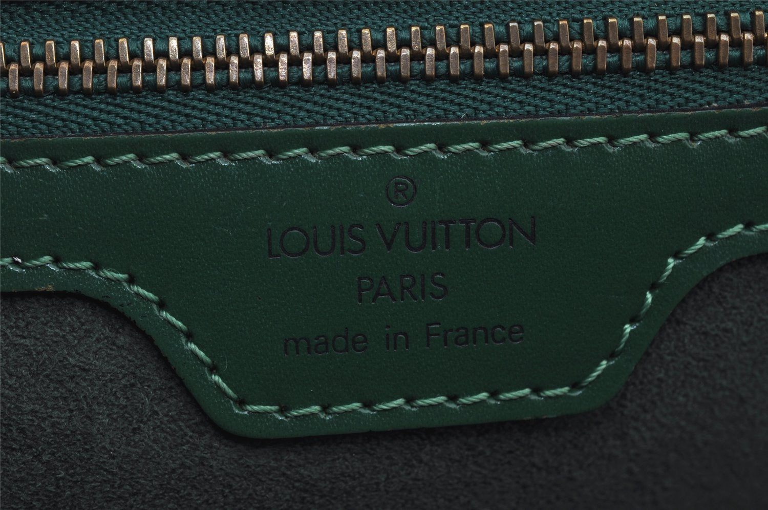 Authentic Louis Vuitton Epi Lussac Shoulder Tote Bag Green M52284 LV 8921J