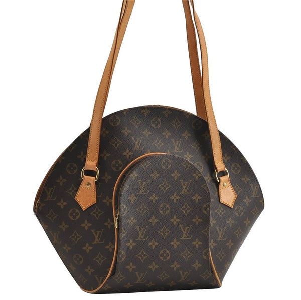 Authentic Louis Vuitton Monogram Ellipse Shopping Shoulder Bag M51128 LV 8922I