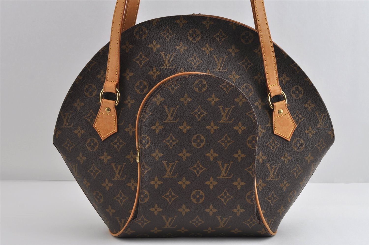 Authentic Louis Vuitton Monogram Ellipse Shopping Shoulder Bag M51128 LV 8922I