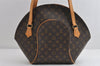 Authentic Louis Vuitton Monogram Ellipse Shopping Shoulder Bag M51128 LV 8922I