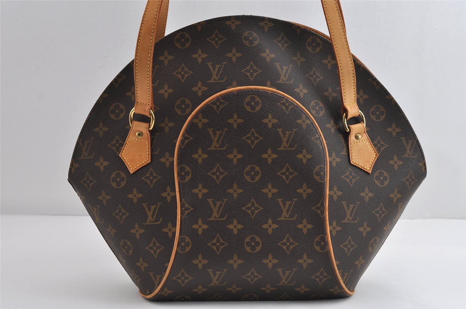 Authentic Louis Vuitton Monogram Ellipse Shopping Shoulder Bag M51128 LV 8922I