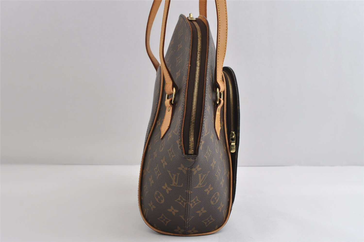 Authentic Louis Vuitton Monogram Ellipse Shopping Shoulder Bag M51128 LV 8922I