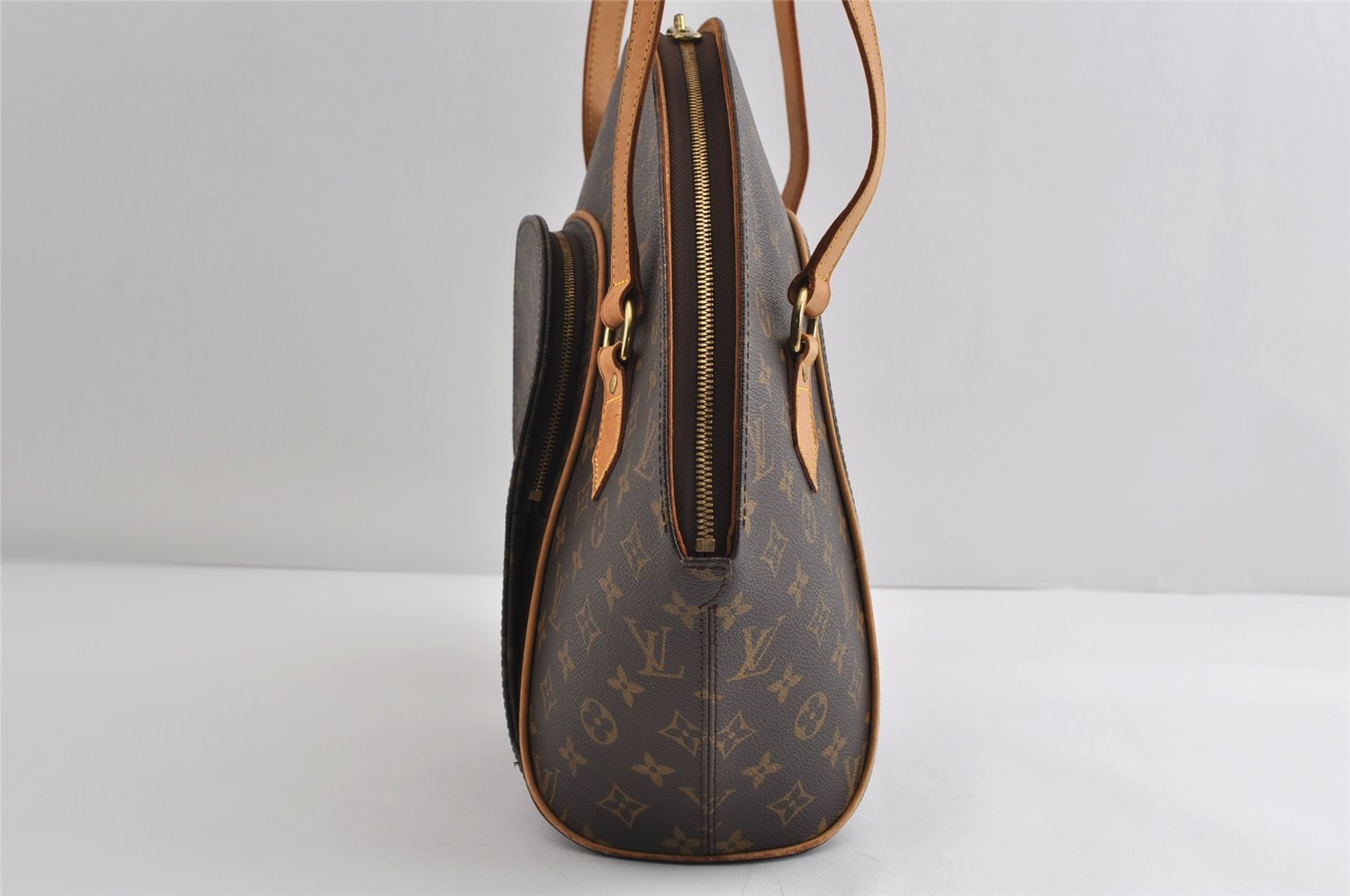 Authentic Louis Vuitton Monogram Ellipse Shopping Shoulder Bag M51128 LV 8922I