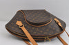 Authentic Louis Vuitton Monogram Ellipse Shopping Shoulder Bag M51128 LV 8922I