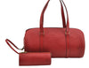 Authentic Louis Vuitton Epi Soufflot Hand Bag Red M52227 LV 8922J