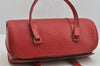 Authentic Louis Vuitton Epi Soufflot Hand Bag Red M52227 LV 8922J